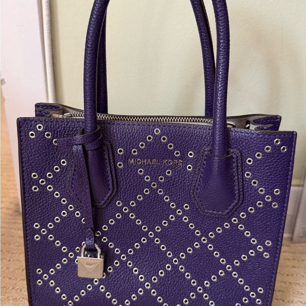 Michael Kors Purple Studded Women's Bag